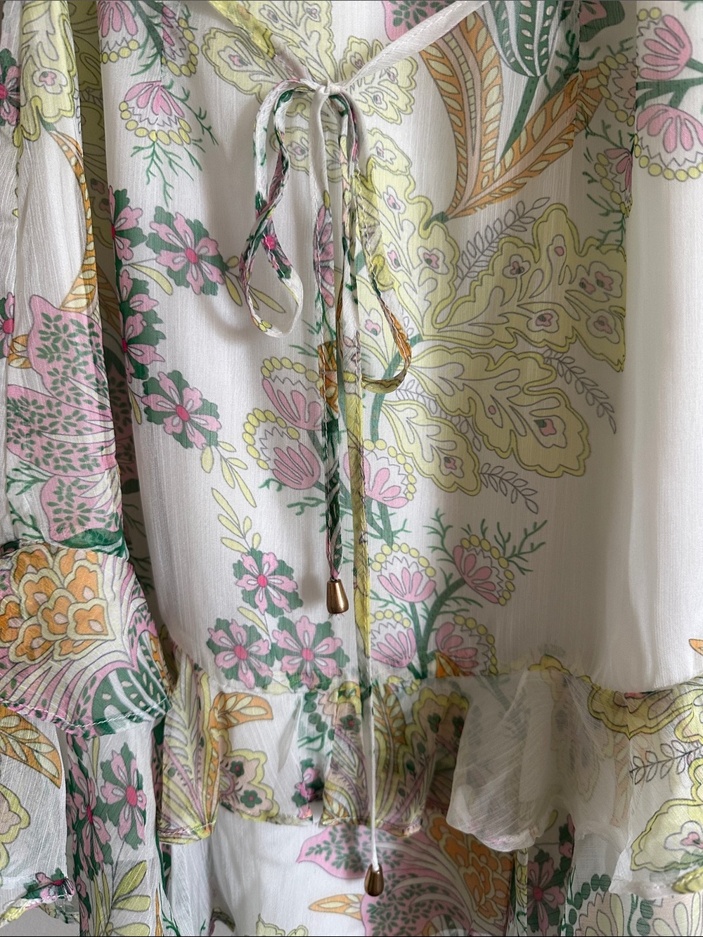 Brand New Ruffled Floral Mini Dress - Picture 9 of 11